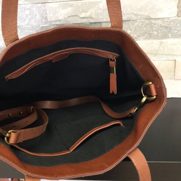 MADEWELL Genuine Calf Hair Med.Transport Tote(8) - Picture 9 of 12